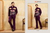 Nextgen Jacket by Shubhvastra Velvet Online Mens Jacket With Pant Wholesale